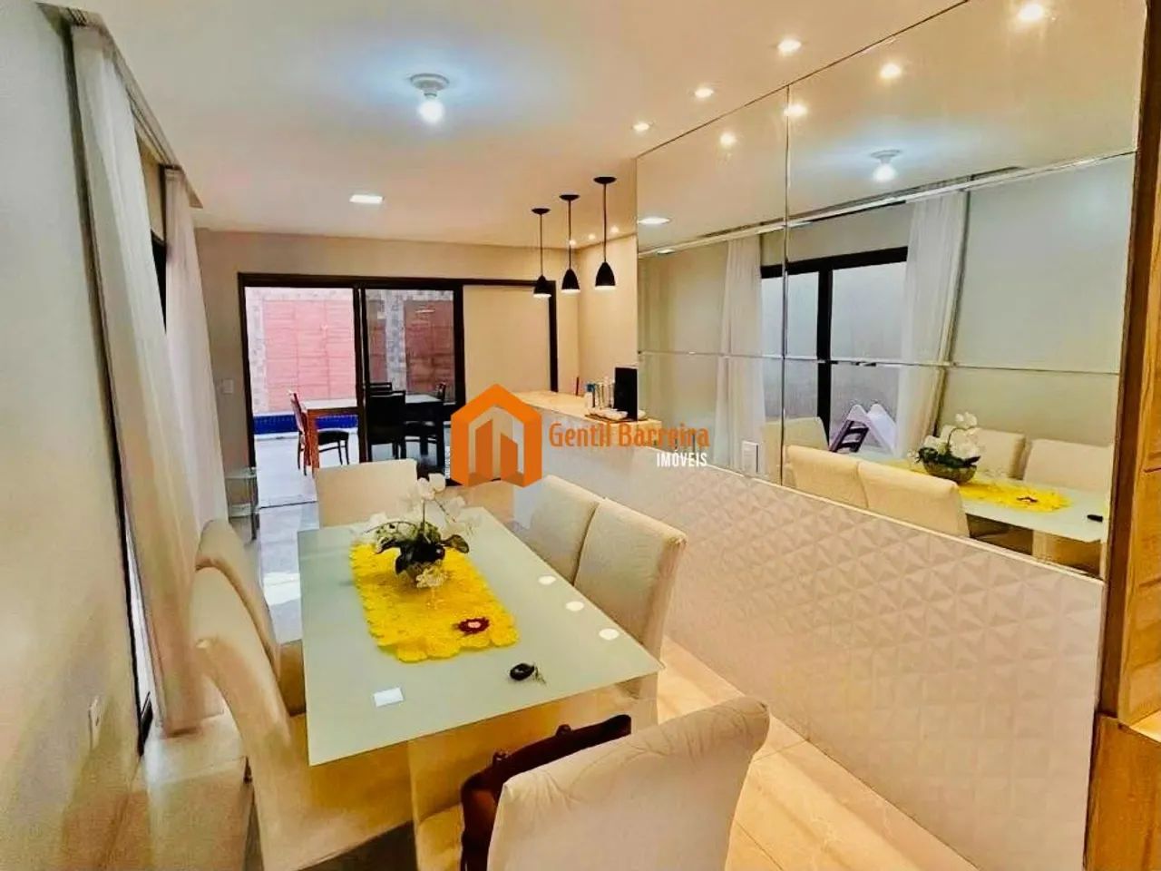 Sofisticada Casa Duplex no Eusébio com Piscina, Energia Solar e 3 Suítes - Foto 3