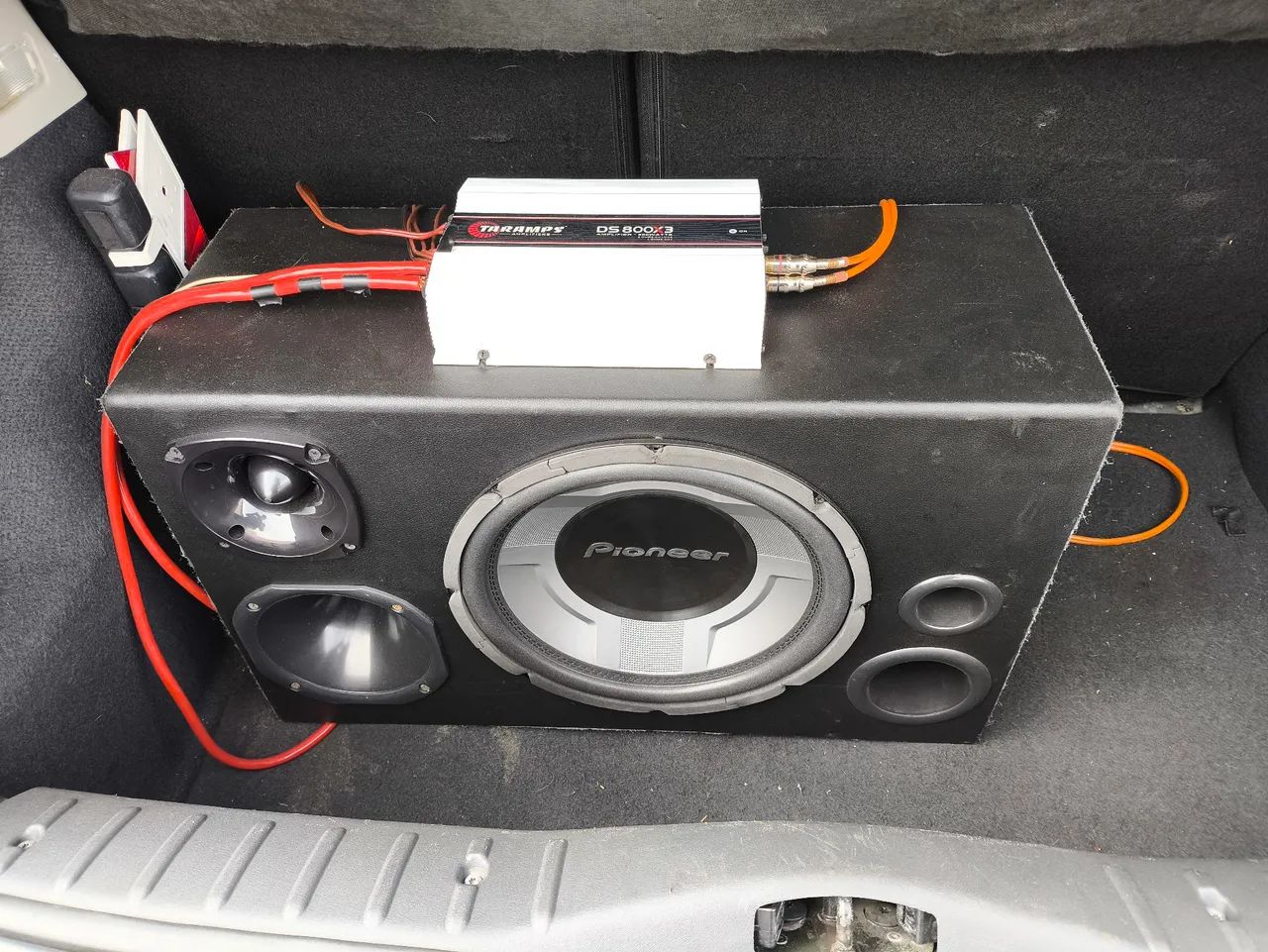 Som Automotivo Caixa Trio Pioneer 12'' Completa 550w Rms - Foto 3