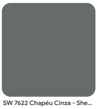 Tinta Premium anti desbotamento cor chapéu cinza  - Foto 2
