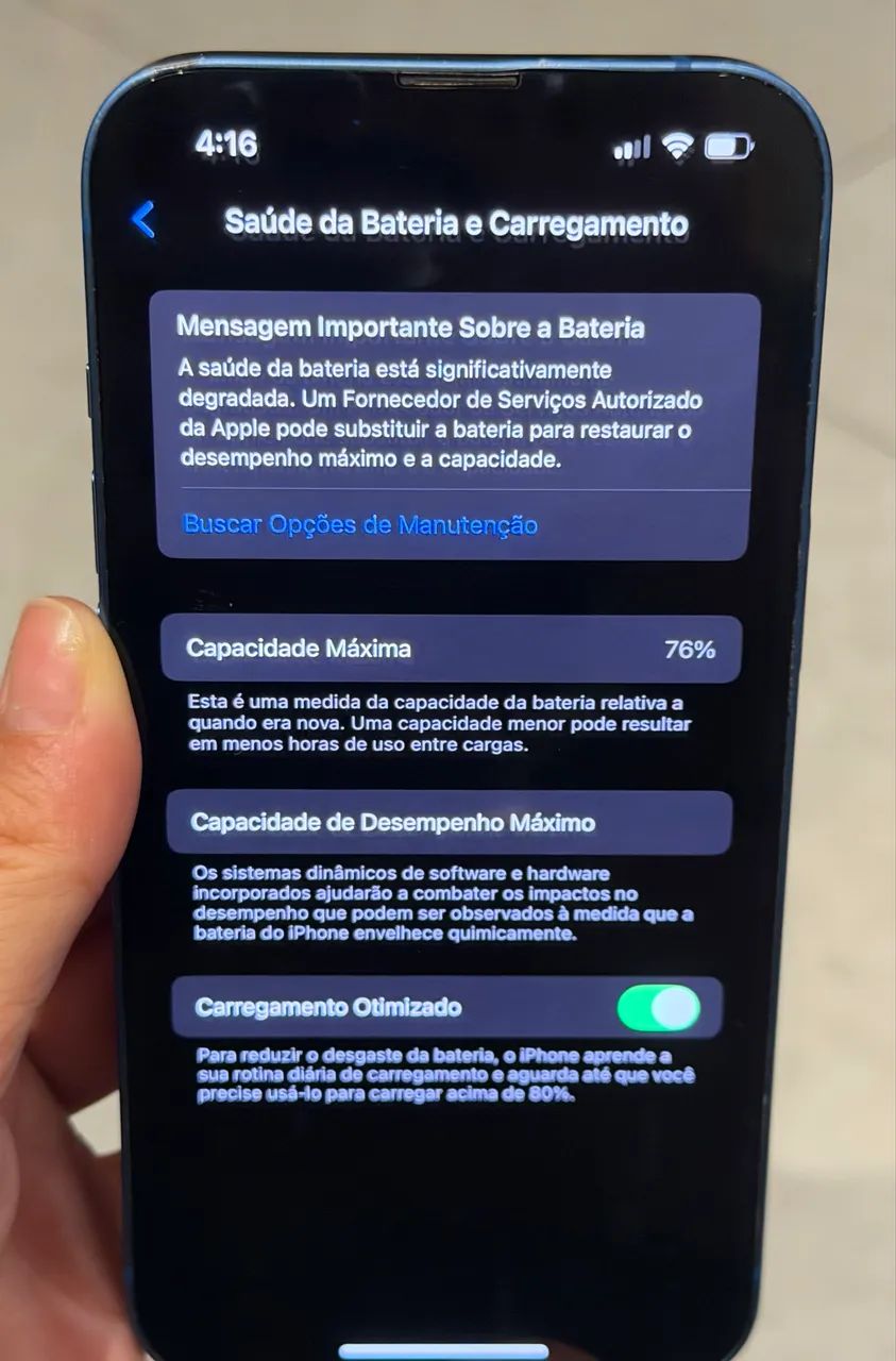 IPHONE 13 128GB AZUL - Foto 4