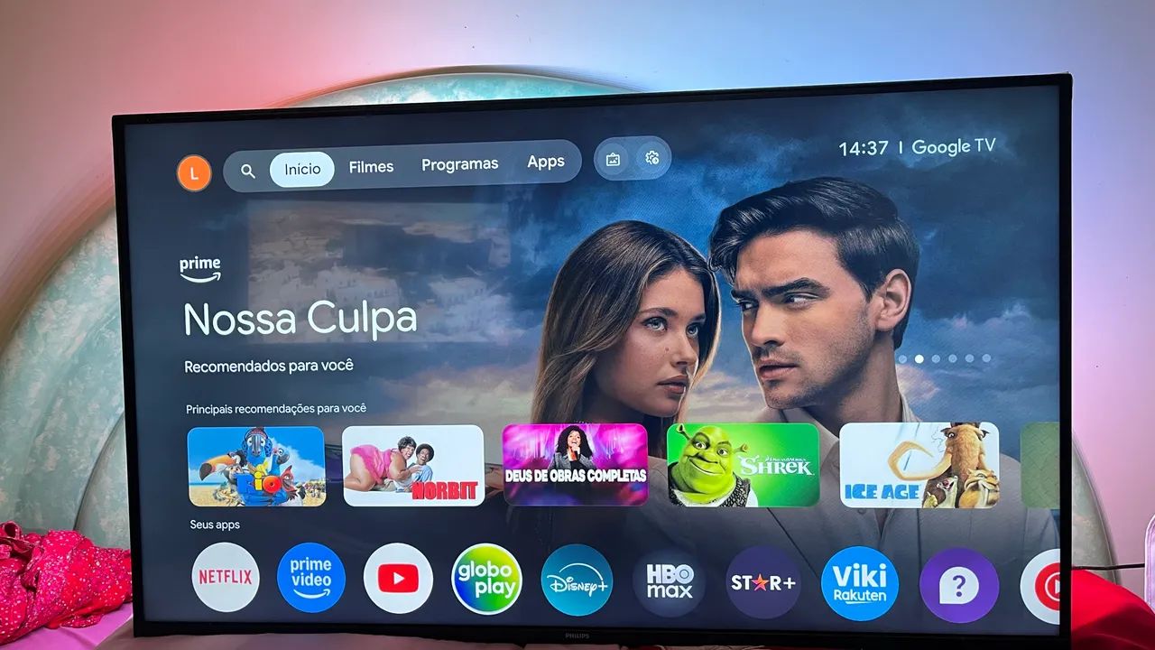 Televisão Philips 4K 43 polegadas com led