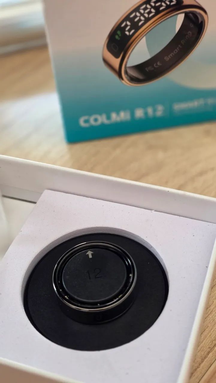 Smart Ring Colmi R12 - Monitor de VFC e Saúde USADO - Foto 3