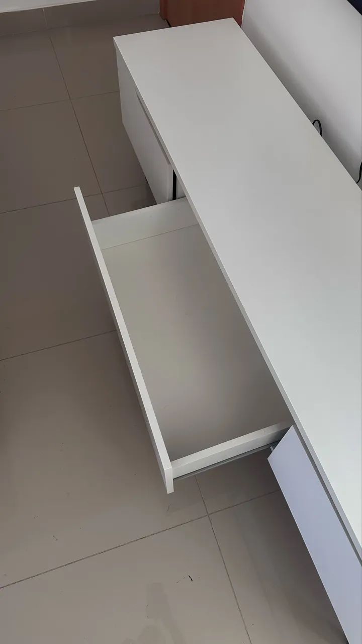 Rack Retrô Branco - Excelente Estado - Foto 4