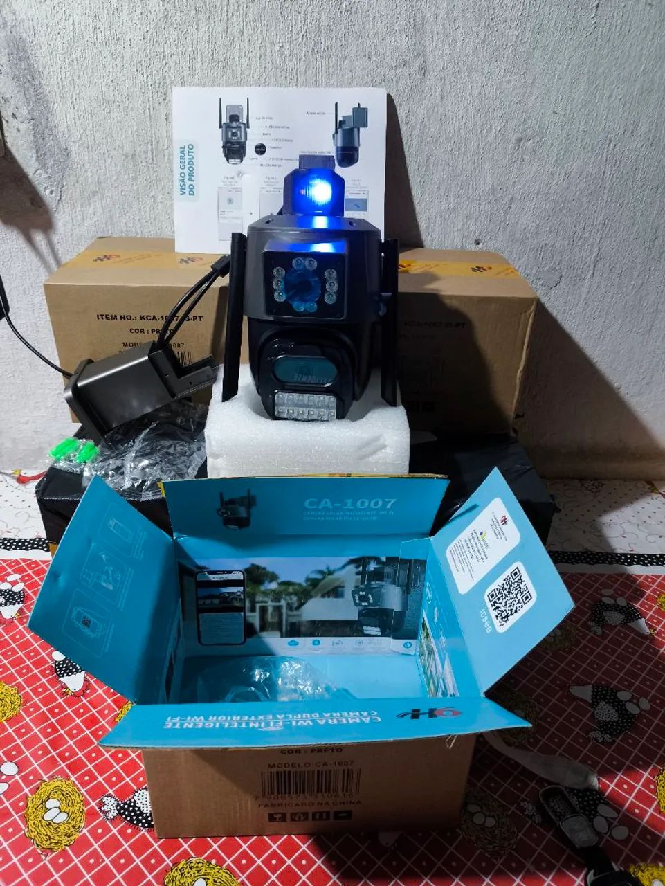 Câmera IP dual lente - Foto 5