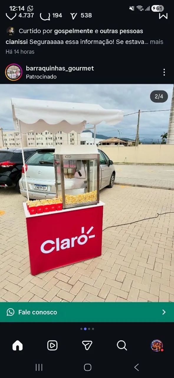 Locação Pipoca 