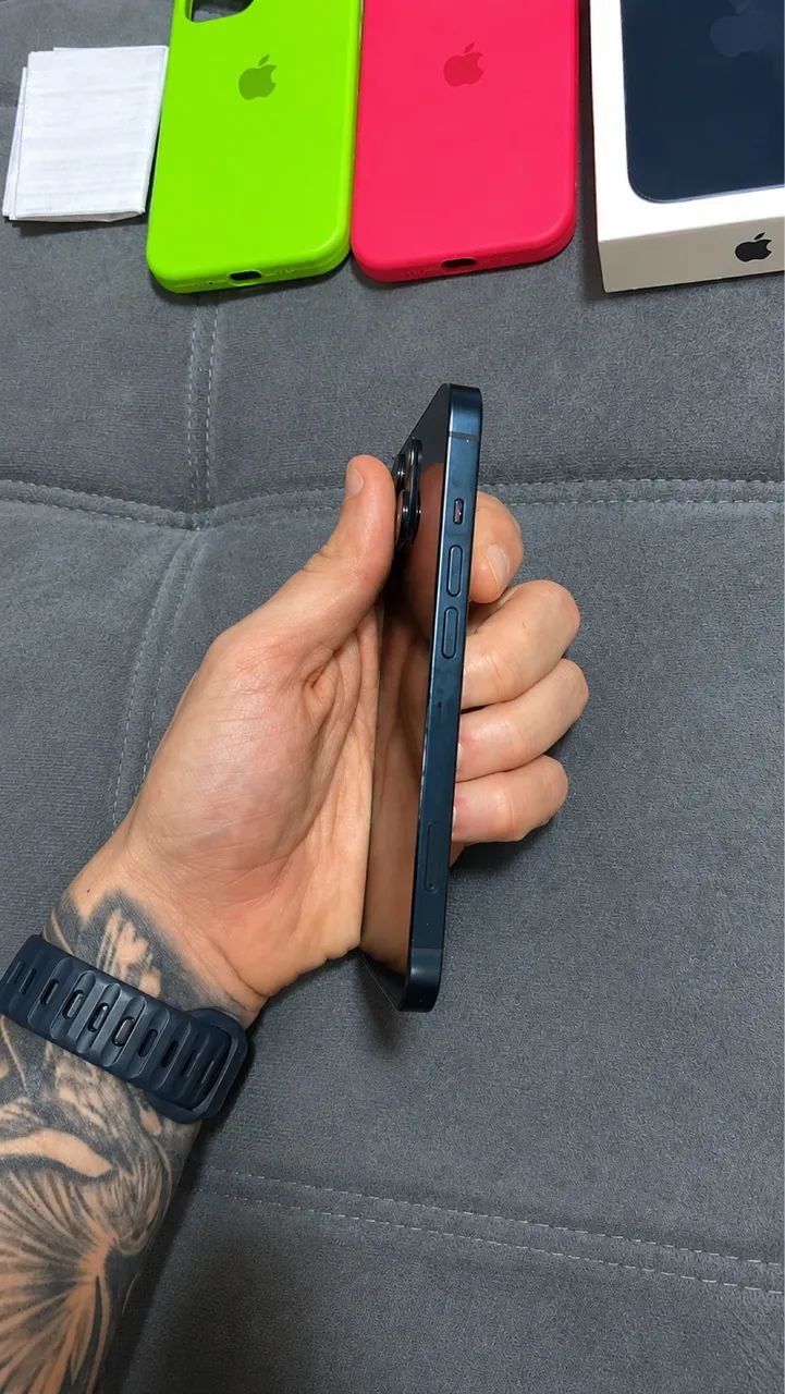 iPhone 13 bateria boa com nota e caixa - Foto 2
