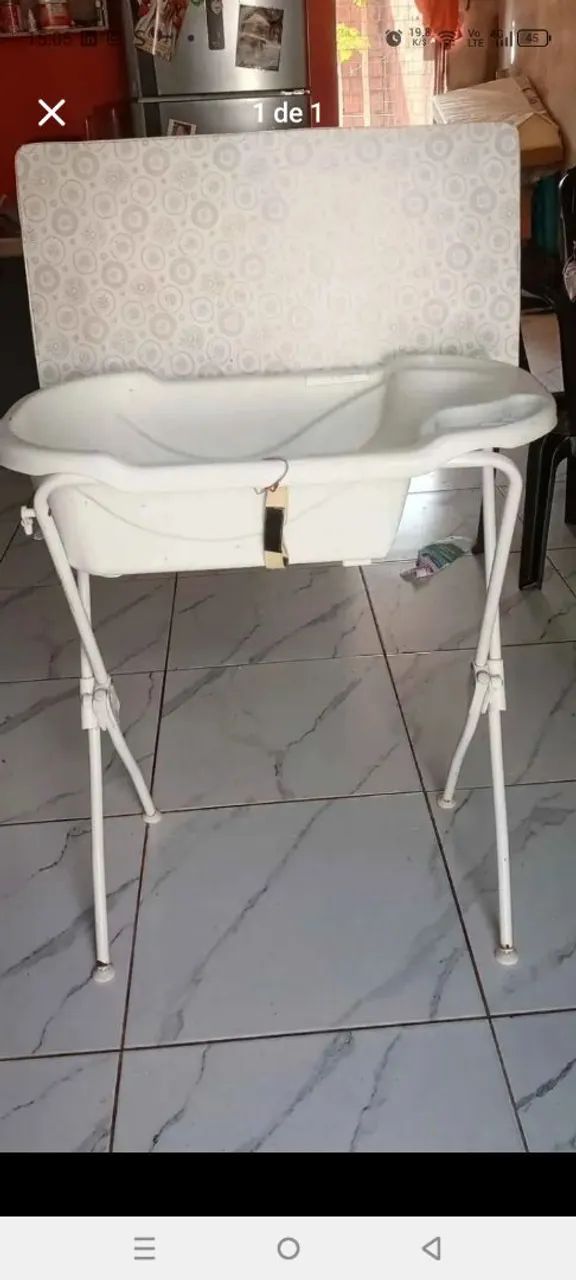 BANHEIRA E SUPORTE INFANTIL 