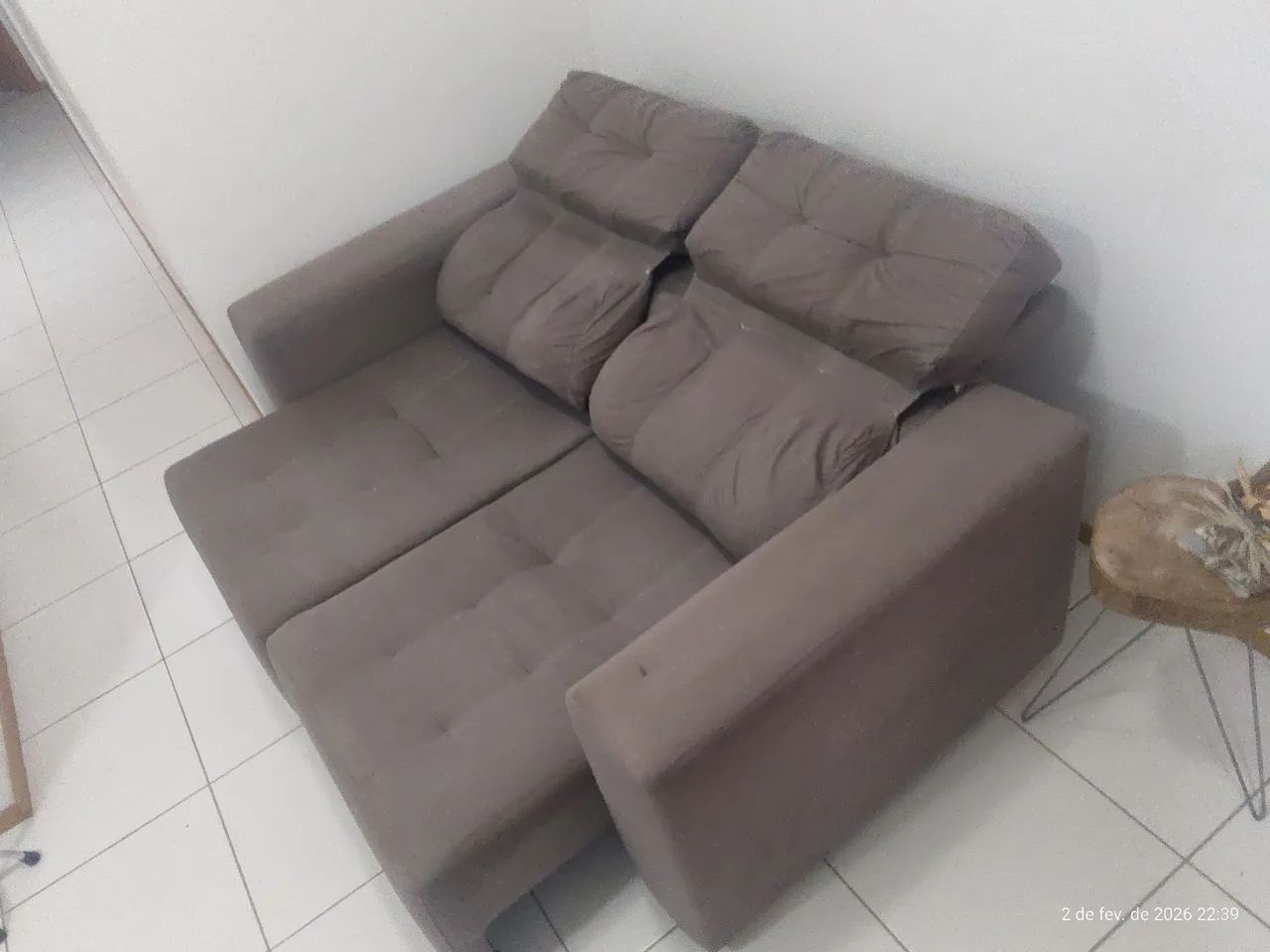 Sofá  retrátil e reclinável  - Foto 3