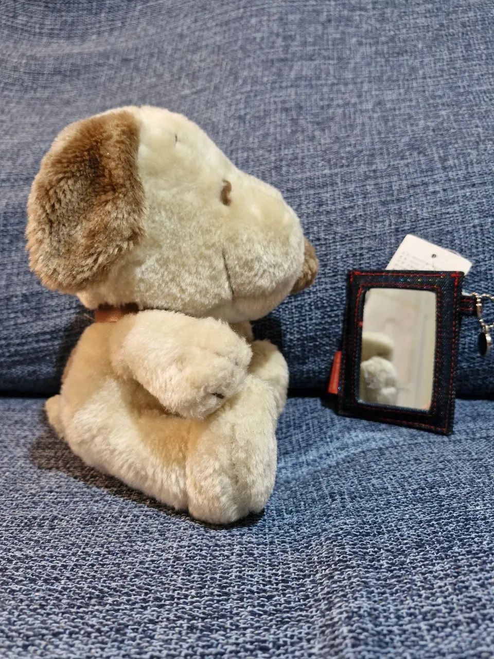 Pelúcia Snoopy e espelho de bolsa Snoopy  - Foto 3