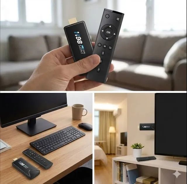  Mini PC Google Android H98 Stick - 4K Ultra HD - 16GB Interno