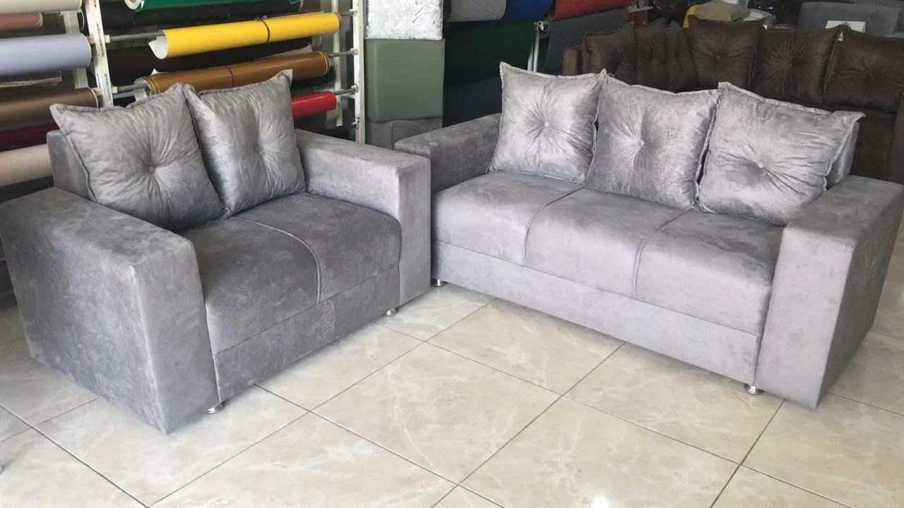 Sofá pronta entrega pagamento no ato da entrega  - Foto 4