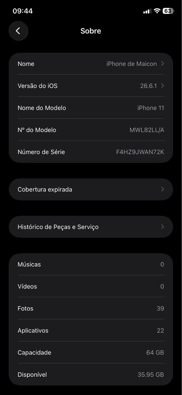 iPhone 11 64Gb Branco Face ID off - Foto 2