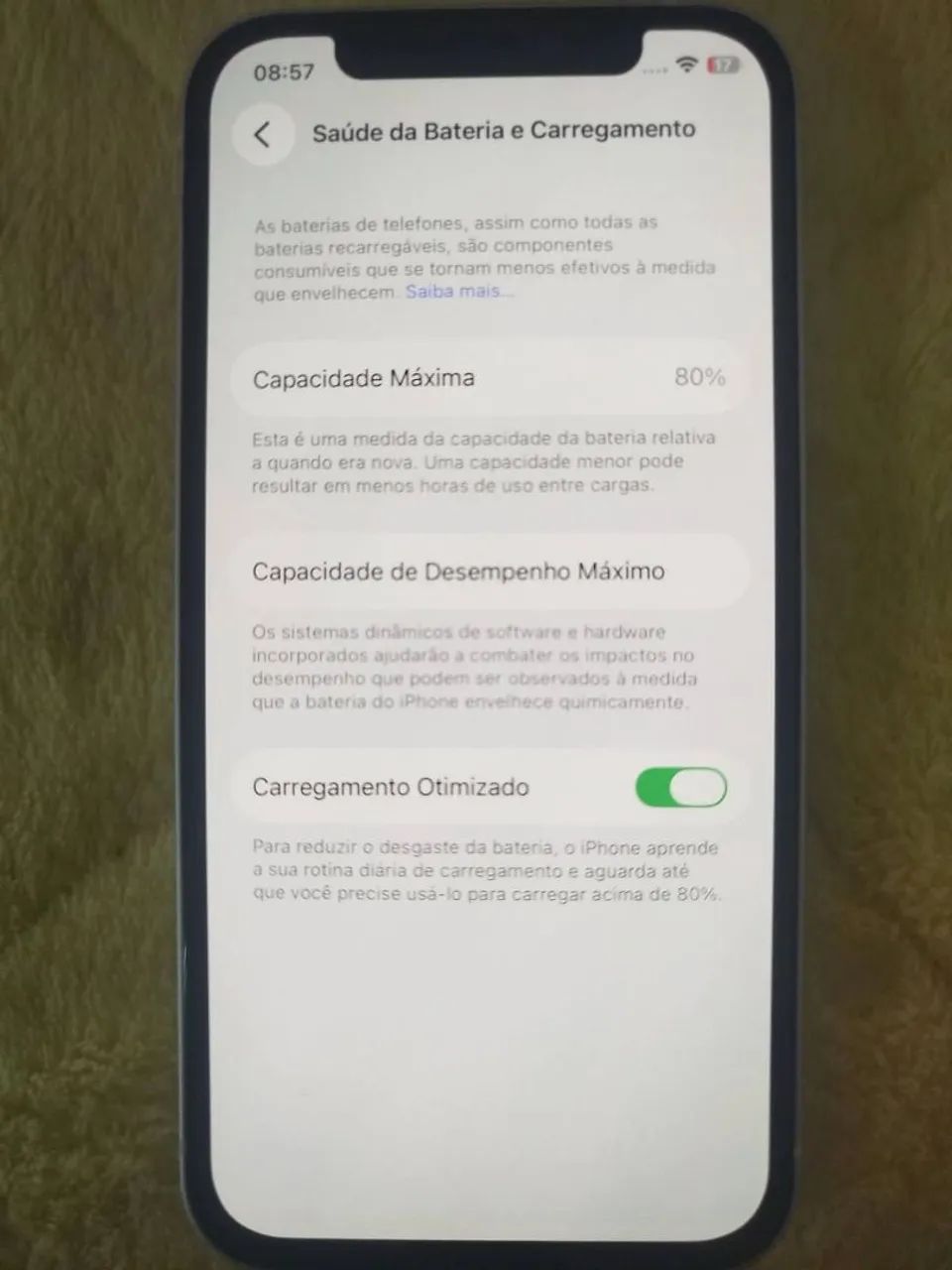 iPhone 12 Branco 128gb bateria 80% - Foto 2