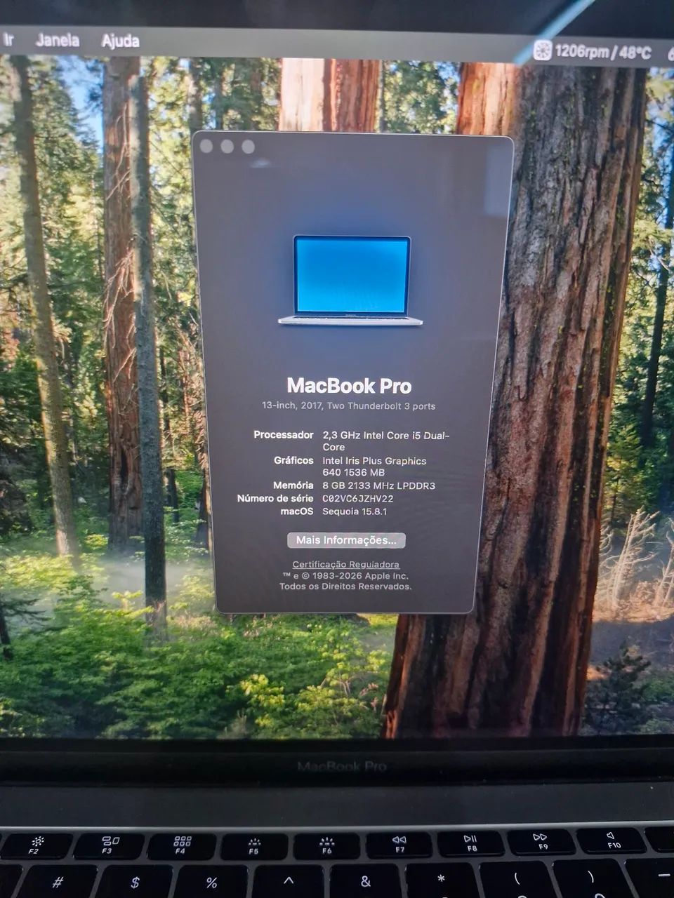 MacBook Pro 13 2017 i5 8GB 128GB A1708 - 100% - Notebooks - Mata