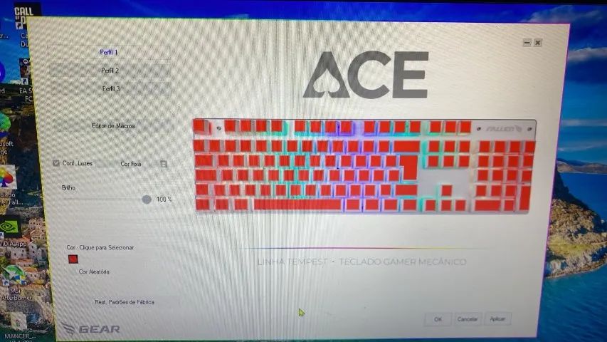 Teclado Gamer Mecânico Fallen Ace Tournament - Foto 5
