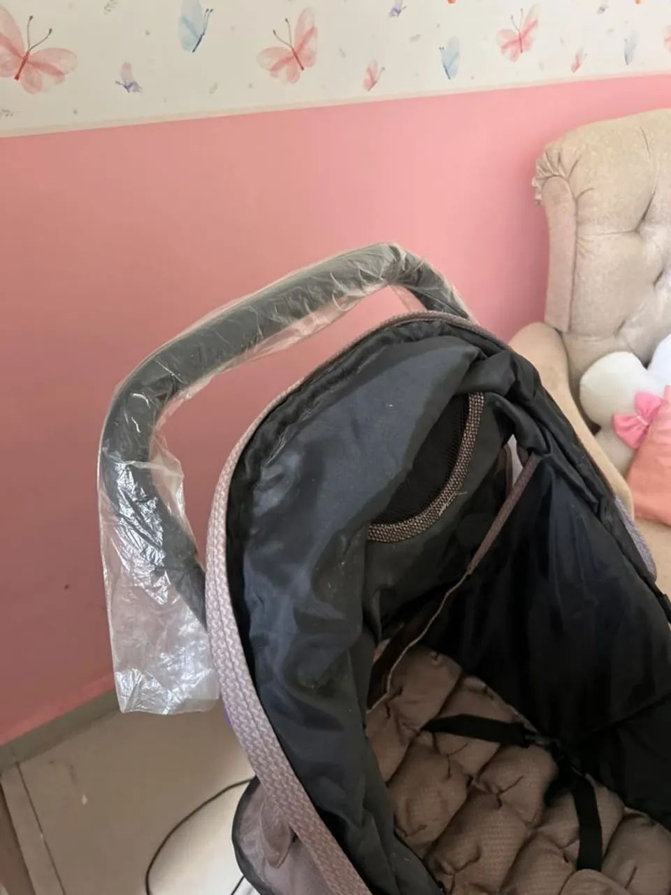 carrinho de bb seminovo,alça reversível  - Foto 5