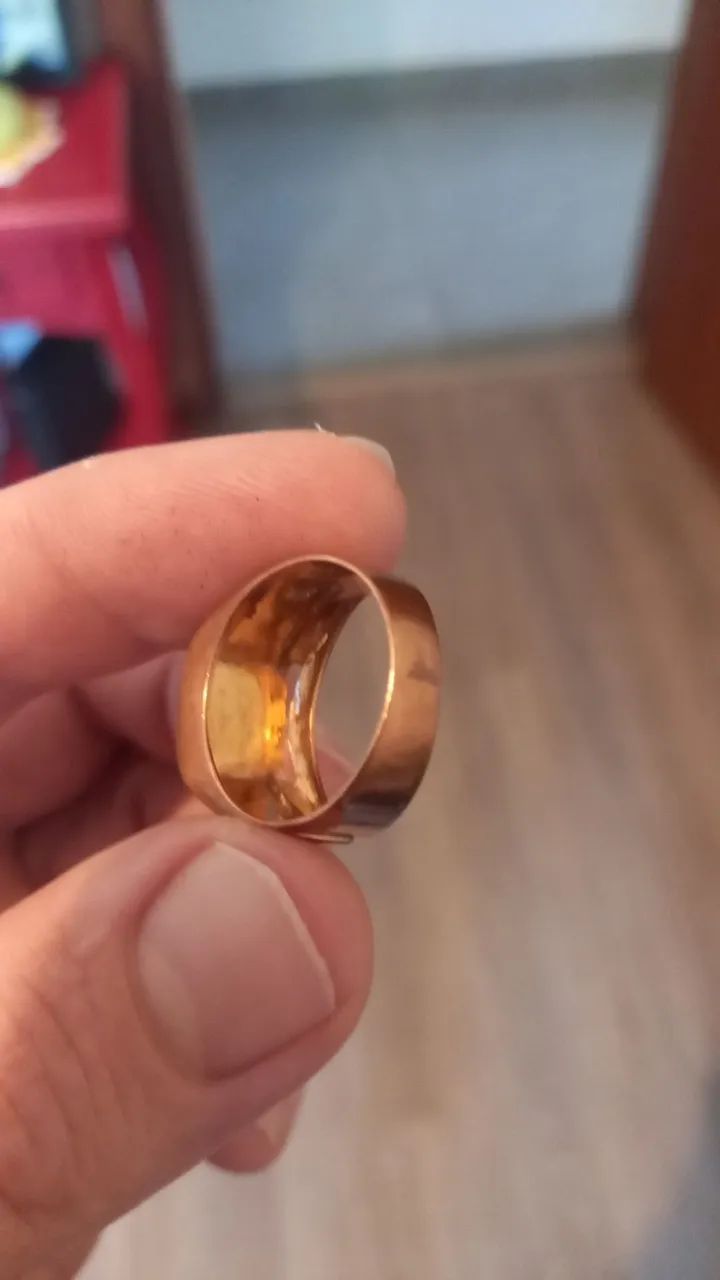 ANEL DE FORMATURA EM OURO 18K MACIÇO  - Foto 3