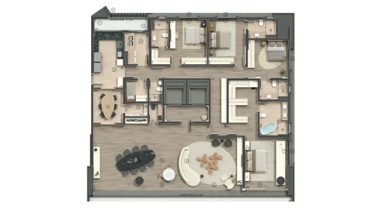 PLANTA 314m²