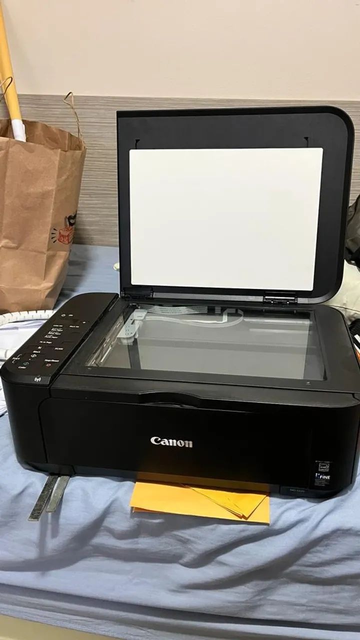 Impressora CANON mg3220 com cartuchos, precisando de manutenção para impressão - Foto 3