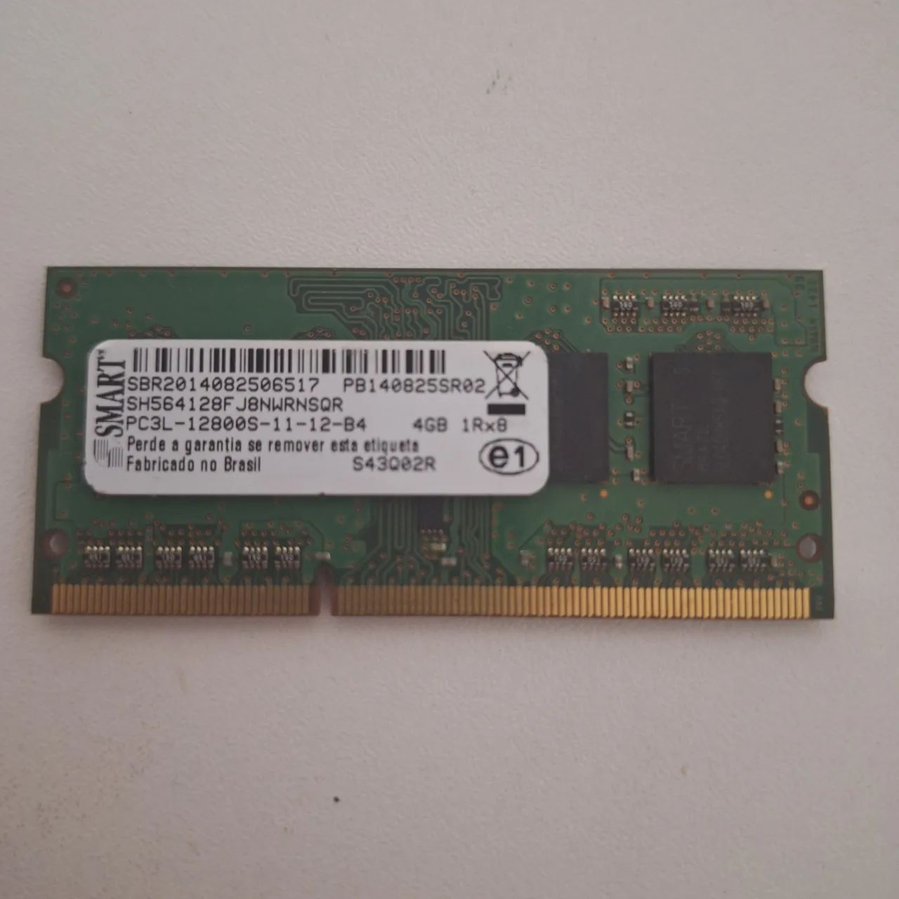 Memória notebook ddr3 4GB