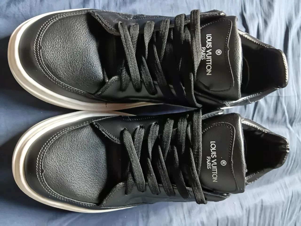 ? Tênis Louis Vuitton All Black - Estilo, Sofisticação e Conforto! - Foto 3