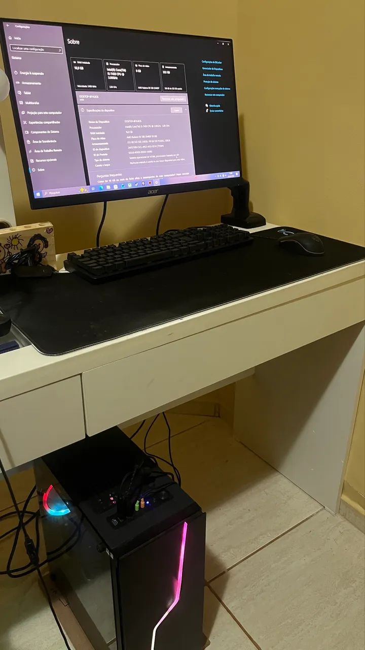 Pc completo + monitor + periféricos (recebo Xbox s com volta )
