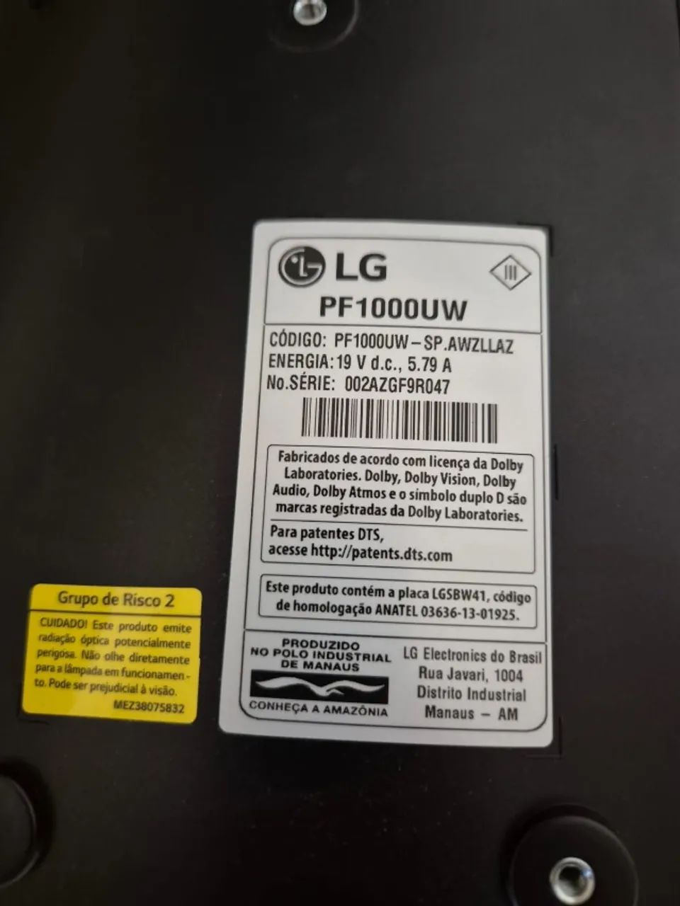 Projetor LG PF1000UW - Foto 2