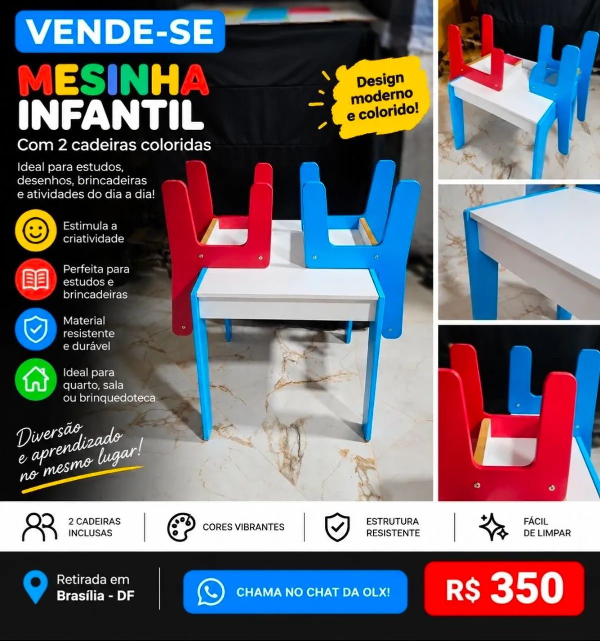 Mesa infantil