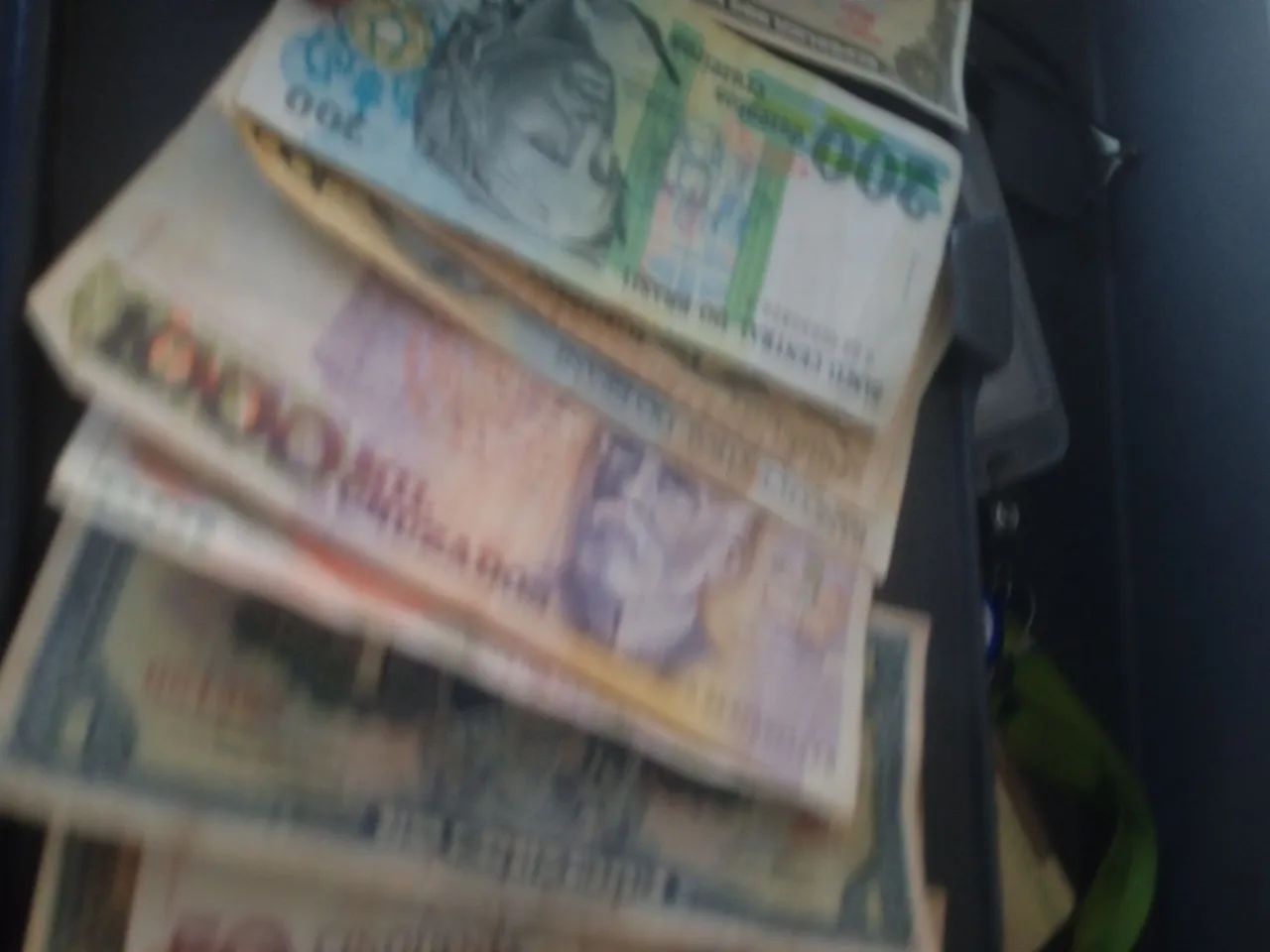 Dinheiro antigo notas