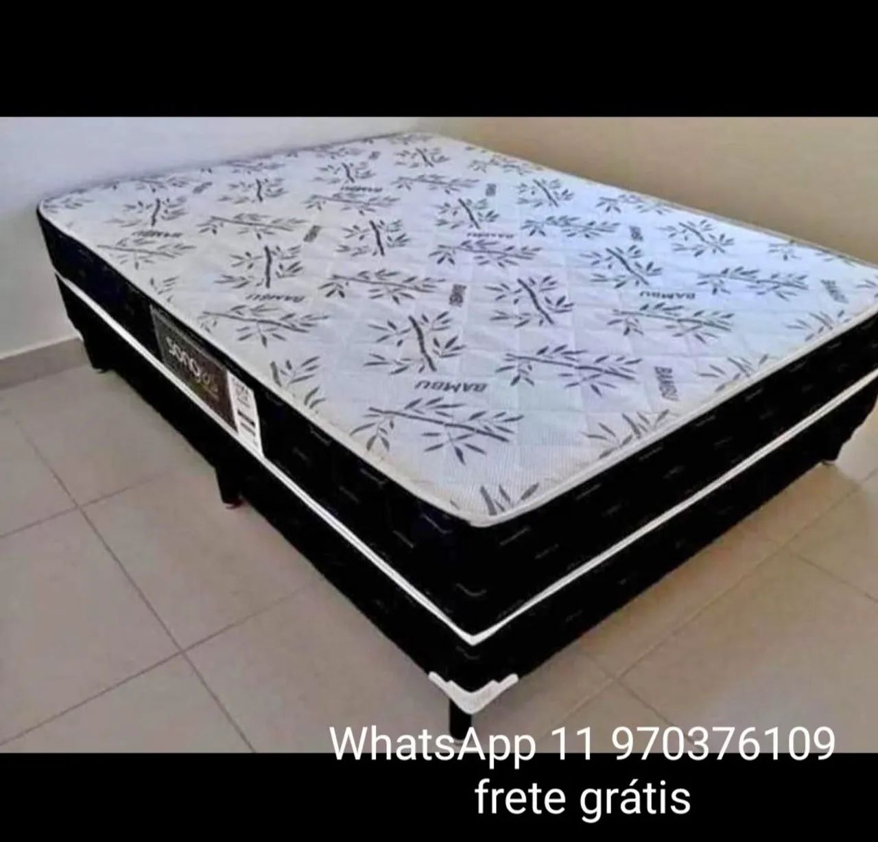 CAMA CASAL BOX CONJUGADA 20CM COM MOLAS ENSACADAS  - Foto 2