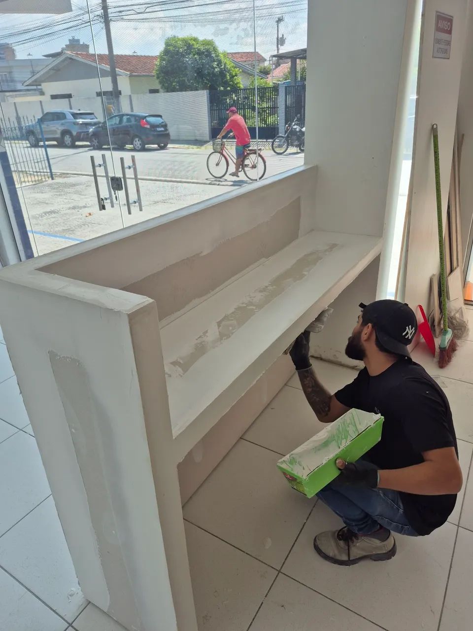 Bancada com mesa em drywall  - Foto 3