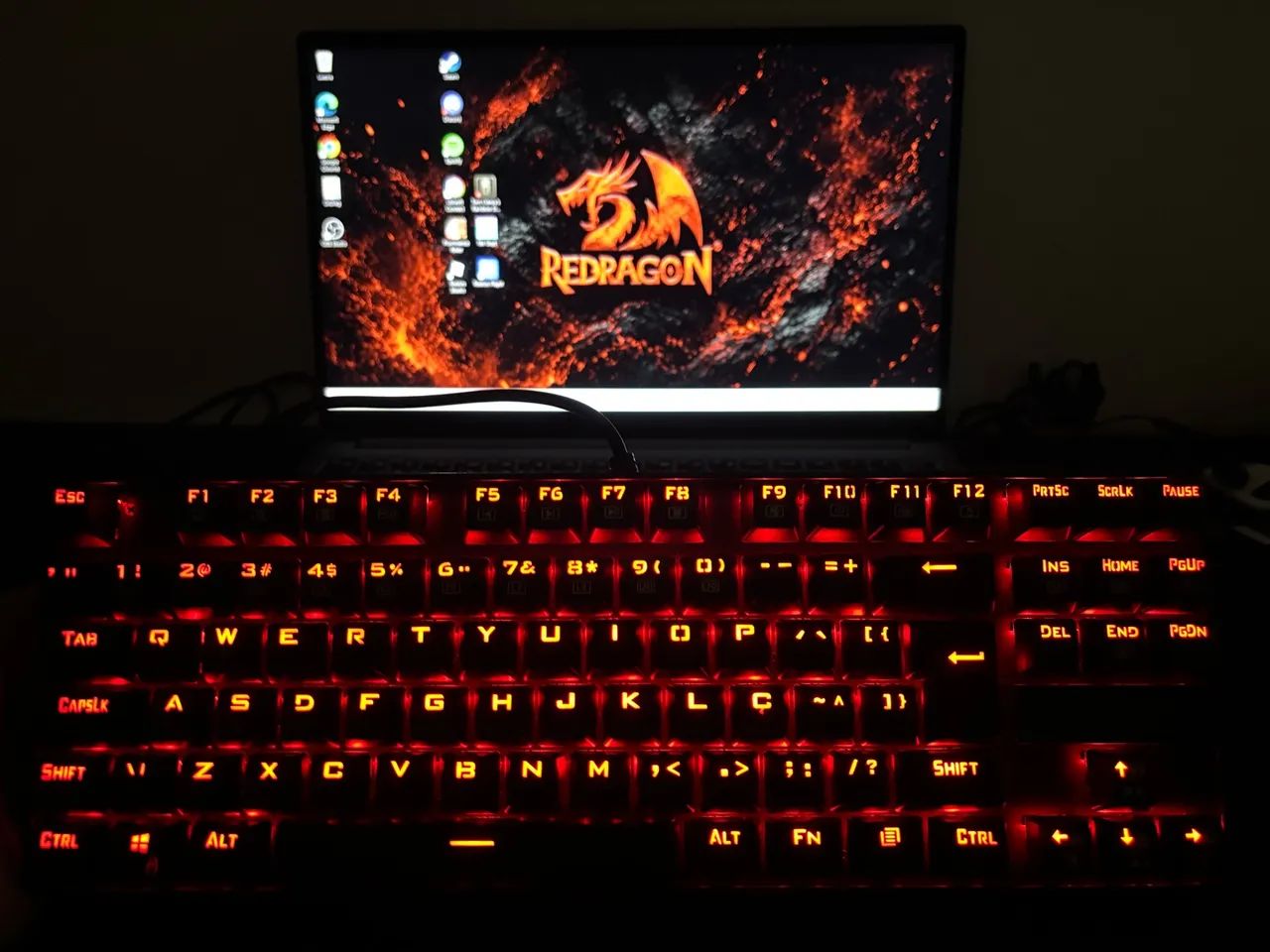 Teclado mecânico Red dragon - Foto 4