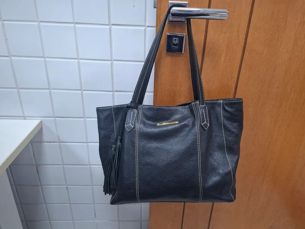 Bolsa de Couro Legítimo. - Foto 2