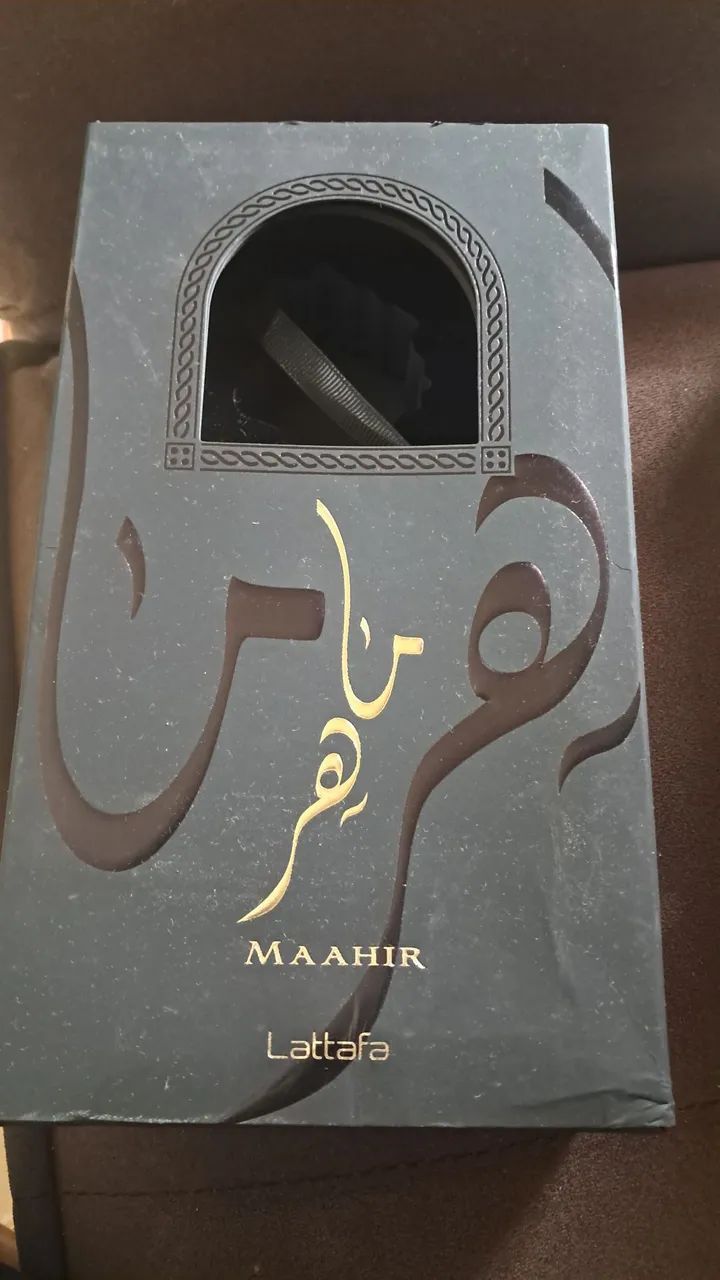 Caixa perfume arabe 
