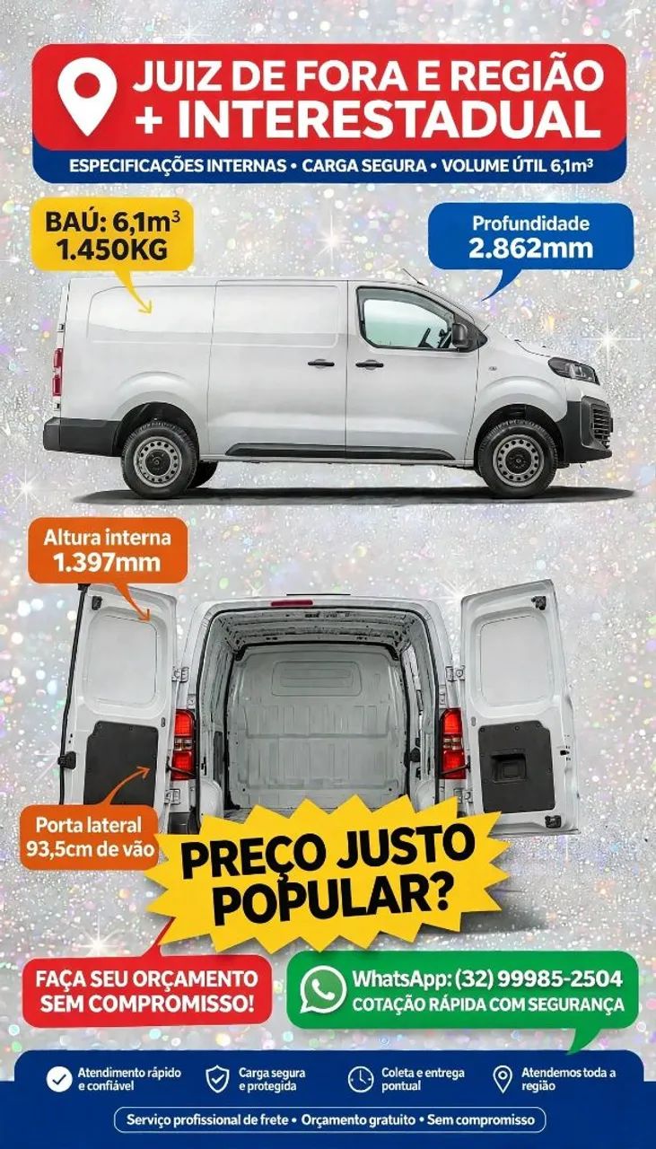 FRETE  levo  sua carga