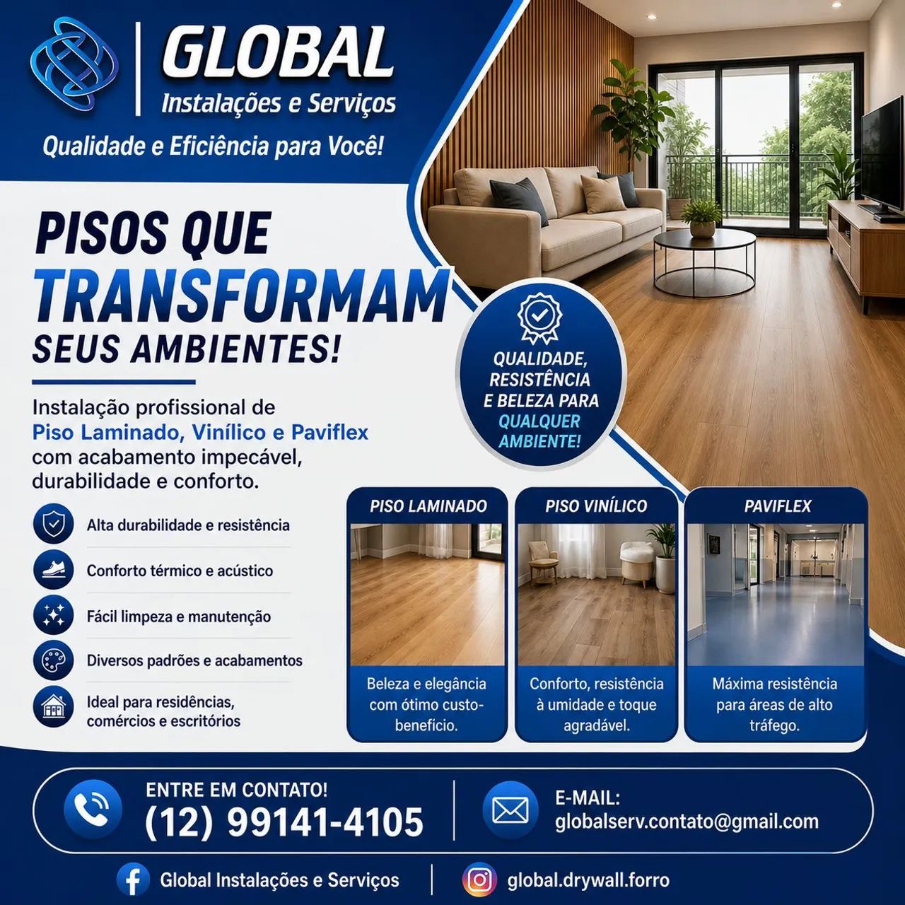 Divisórias Naval Eucatex ? Piso Laminado/Vinílico e Paviflex  - Foto 2