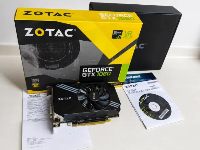 Placa De Vídeo Nvidia GeForce Gtx 1060 3gb Zotac GPU Gddr5 - Com Caixa! - Foto 2