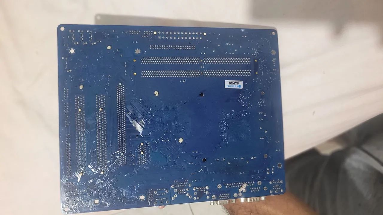 Placa mãe gigabyte lga 775 mATX + processador - Foto 2
