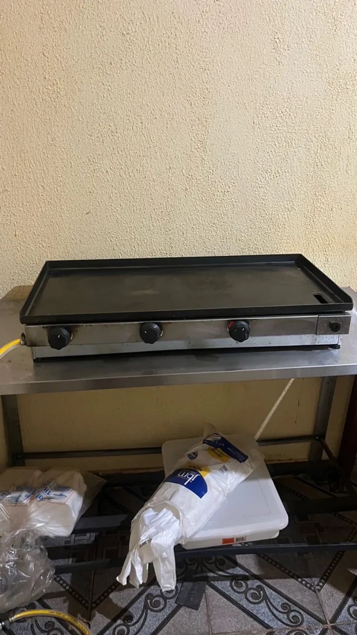 Chapa para hambúrgueres e etc.  - Foto 4