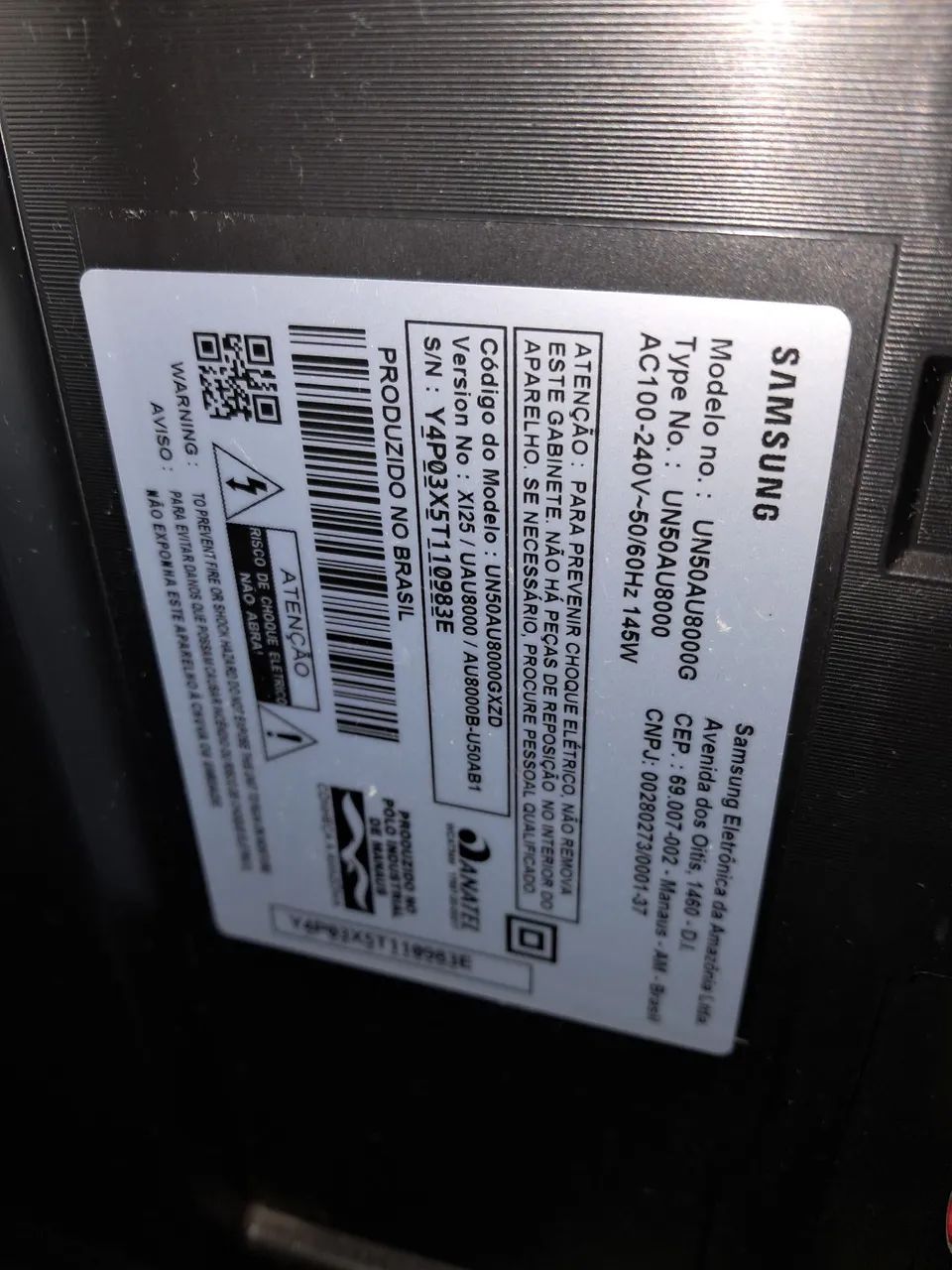 Tv samsung 50 polegadas com defeito - Foto 3