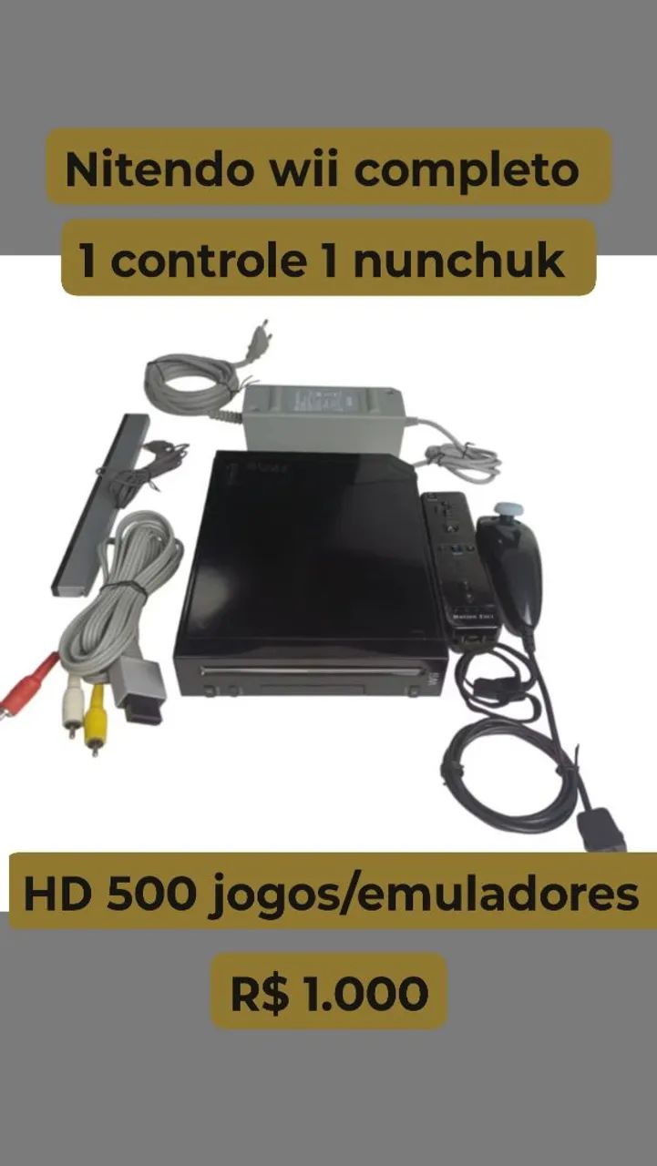 Nitendo wii completo HD 500gb - Foto 4