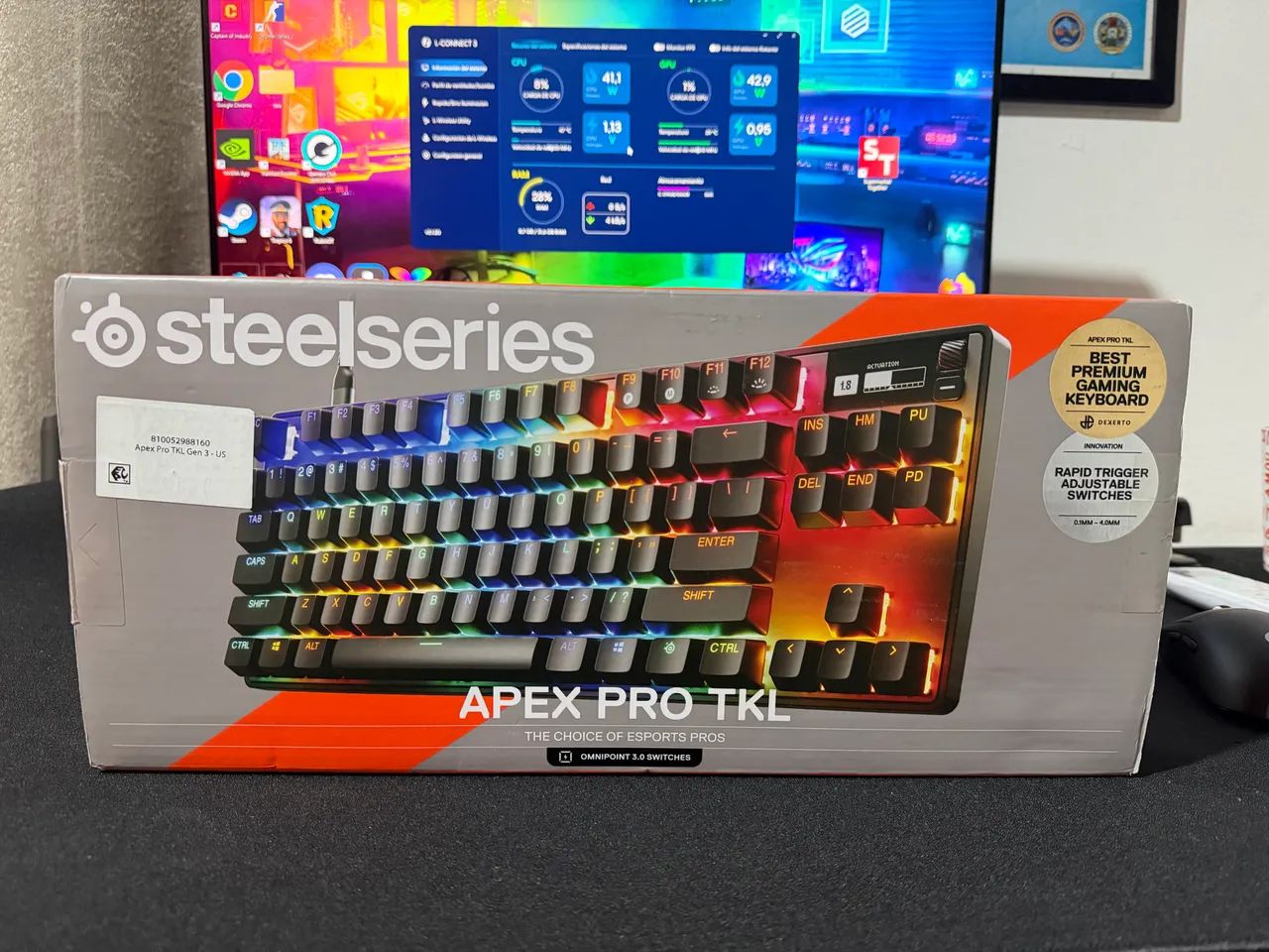 Teclado Steelseries Apex Pro TKL GEN 3
