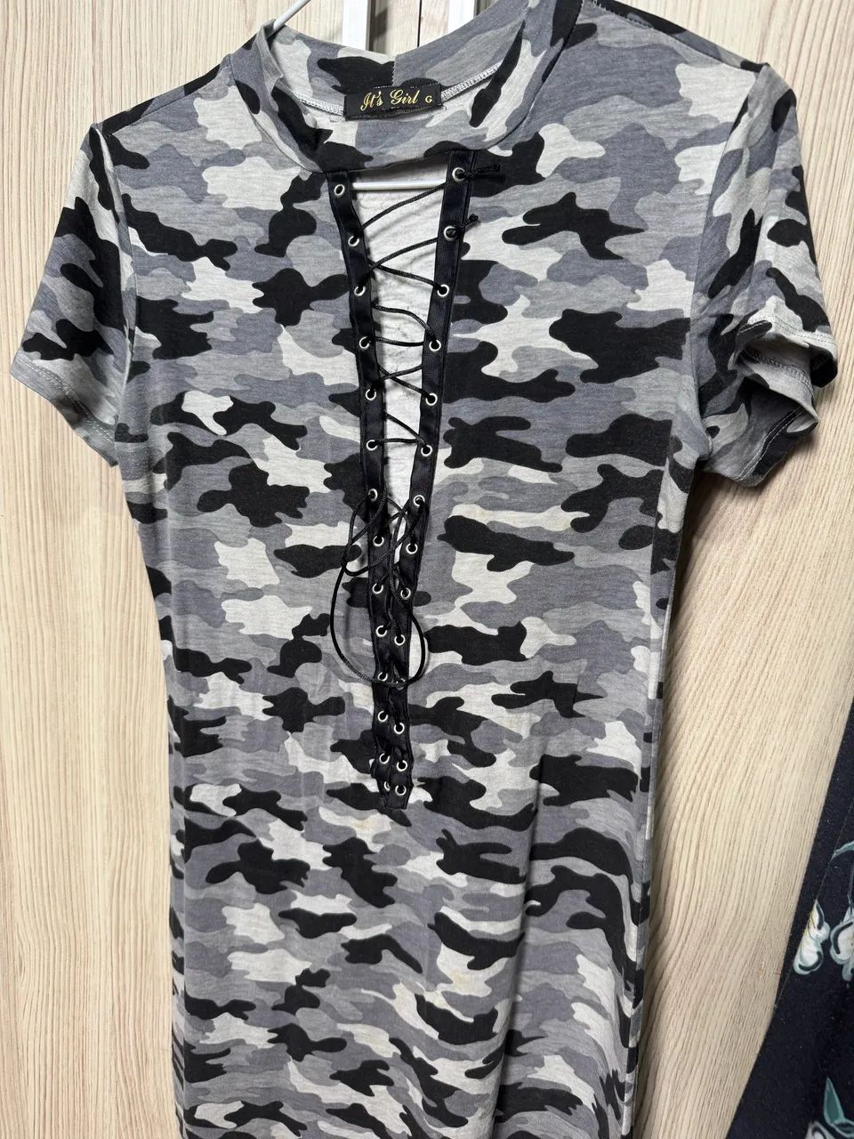 Vestido cinza exercito feminino  - Foto 3