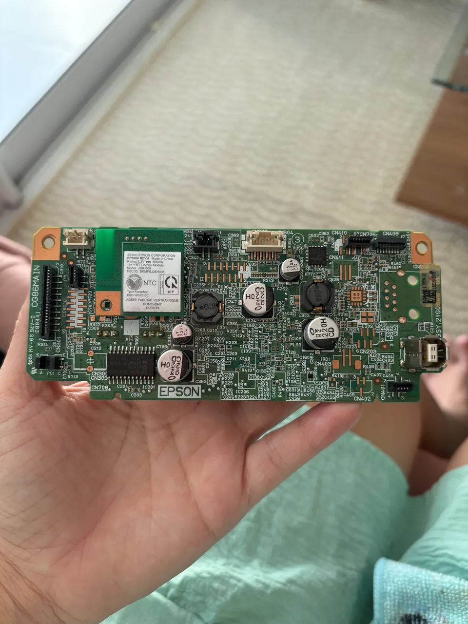 Placa mãe da impressora l3150 - Foto 2