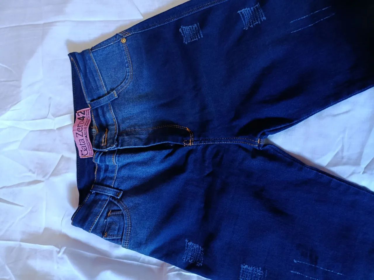 Calça jeans feminina  - Foto 4