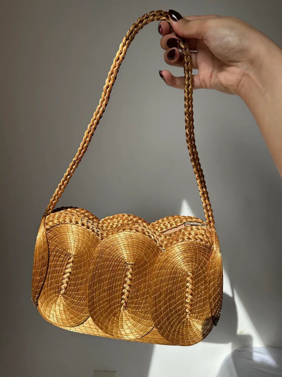 Bolsa capim dourado nova Forrada por dentro  - Foto 5