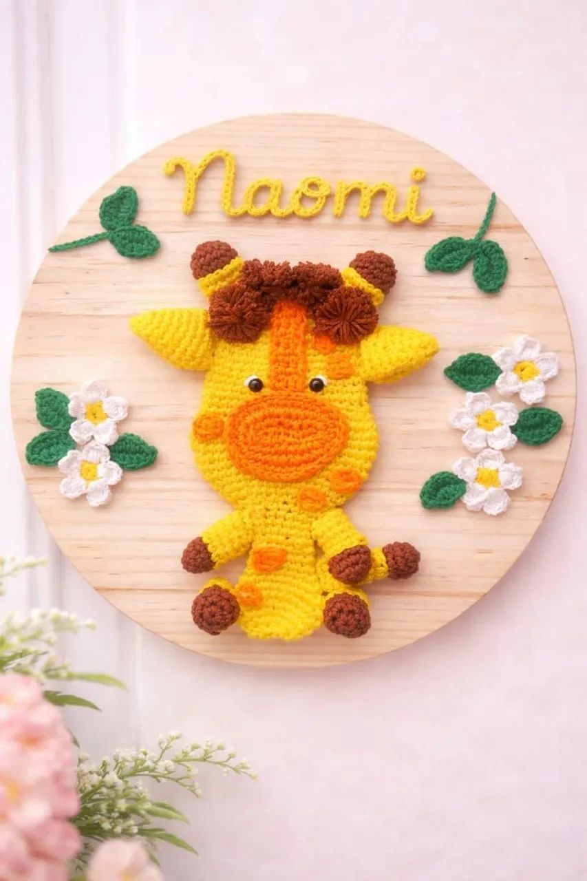 Coleção placa maternidade amigurumi  - Foto 5