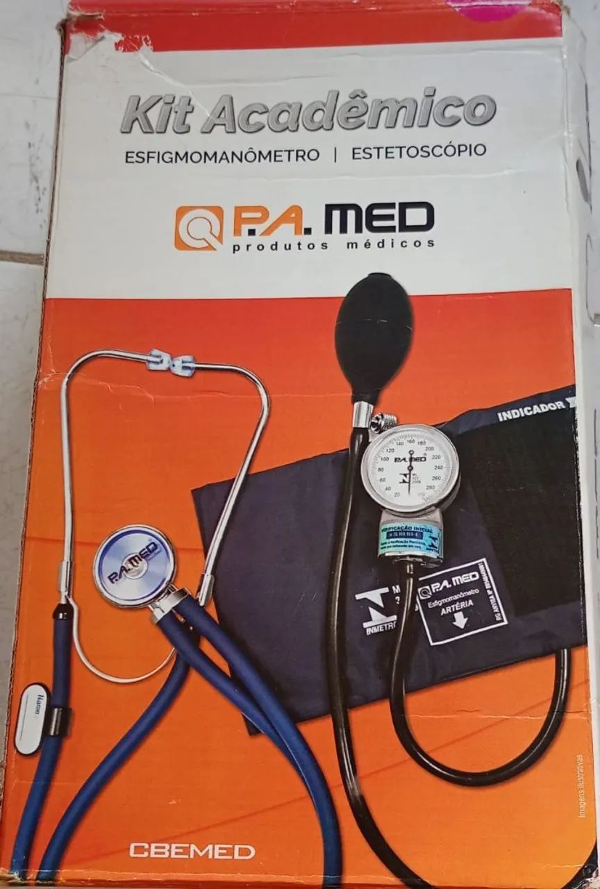 Esfigmomanômetro e estetoscópio <br>R$100 - Foto 5