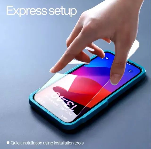 2 Peliculas de Vidro Anti-Fingerprint SmartDevil iPhone 15 pro max - Foto 3