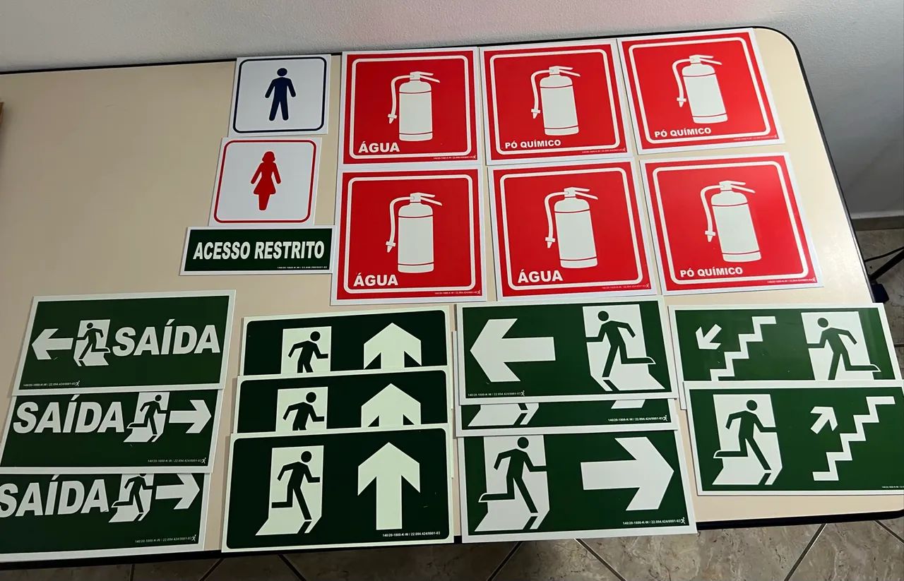 Placas Sinalização Segurança do Trabalho  - Foto 4